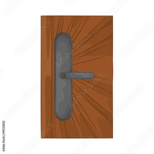 Illustration of door lock 