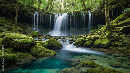 waterfall in the forest