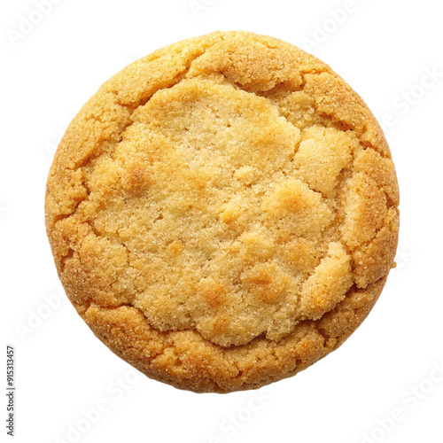 Wallpaper Mural Vegan snickerdoodle cookie top view isolated on transparent background. Torontodigital.ca