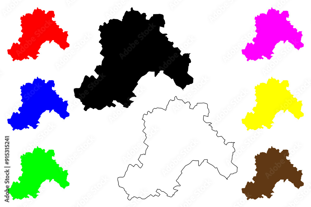 Delhi city (Republic of India) map vector illustration, scribble sketch Dilli map Delhi city (Republic of India) map vector illustration, scribble sketch Dilli map