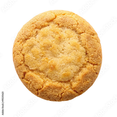 Wallpaper Mural Vegan snickerdoodle cookie top view isolated on transparent background. Torontodigital.ca