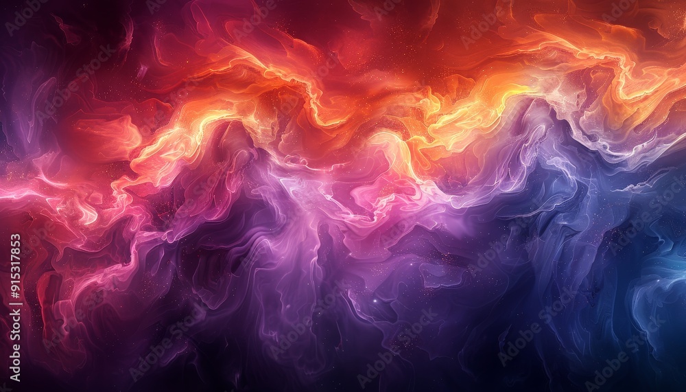 A vibrant abstract background with swirling colors and a dynamic pattern A vibrant abstract background with swirling colors and a dynamic pattern
