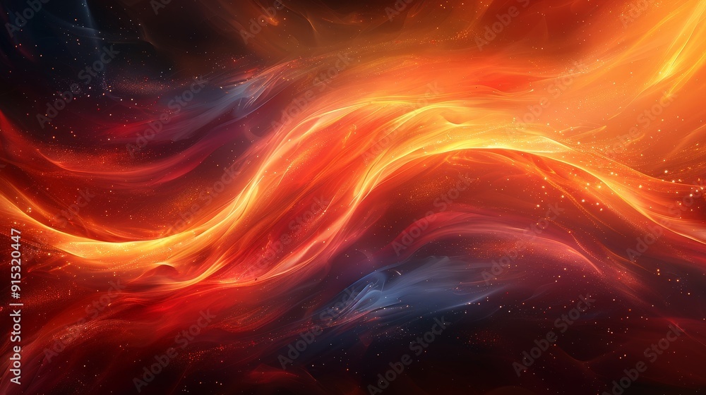 A vibrant abstract background with swirling shapes and a rich, warm color scheme A vibrant abstract background with swirling shapes and a rich, warm color scheme