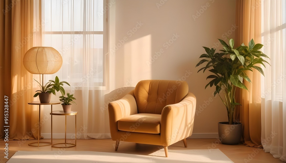 classic armchair in a room classic armchair in a room