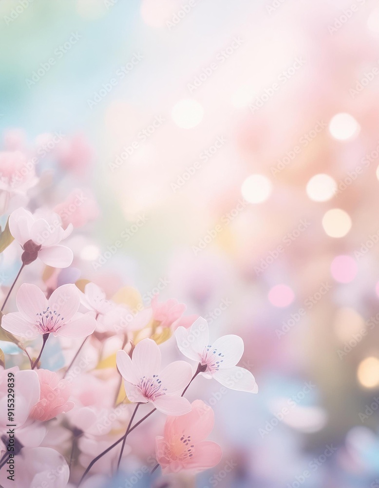 Fototapeta premium Many pink flowers that are in a vase, Plant background