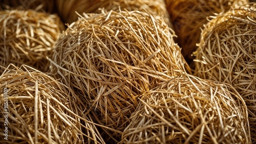 Tightly Packed Straw Bundles as Renewable Material photo