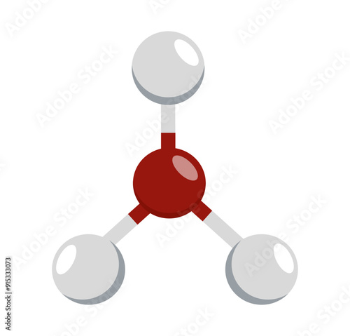 trigonal planar VSEPR Geometry Shape