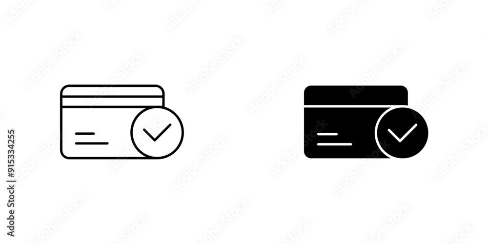Obraz premium Debit Card Icon Set - Essential Banking and Payment Symbols for Websites, Apps, and UI Design