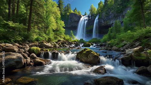 waterfall in the forest