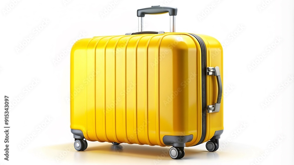 This JPG image showcases a large, bright yellow travel suitcase. It embodies the excitement of embarking on new journeys, symbolizing the anticipation and thrill of exploring the world. This JPG image showcases a large, bright yellow travel suitcase. It embodies the excitement of embarking on new journeys, symbolizing the anticipation and thrill of exploring the world.