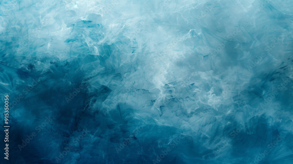 Cold Blue Background, Generative AI Illustration Cold Blue Background, Generative AI Illustration