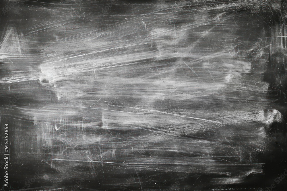 Fototapeta premium Vintage blackboard with chalk marks