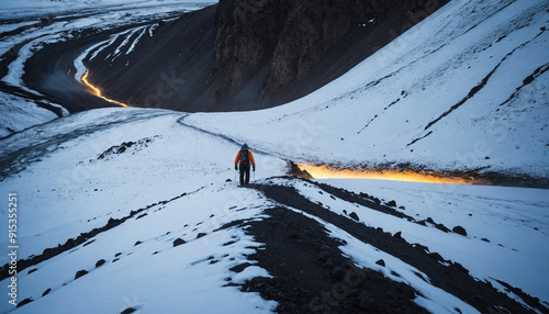 Iceland Mysteries in Snowy Winter: The Traveler's Tour Immersed in Landslide