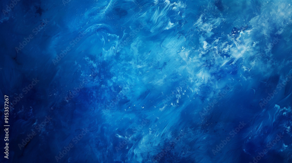 Cold Blue Background, Generative AI Illustration Cold Blue Background, Generative AI Illustration