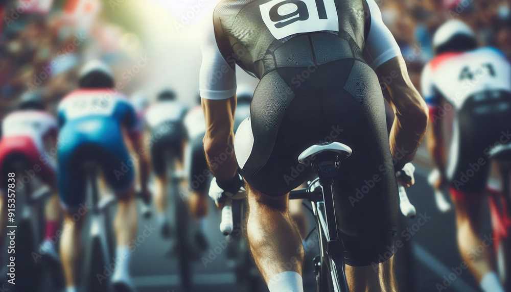 Obraz premium bike race