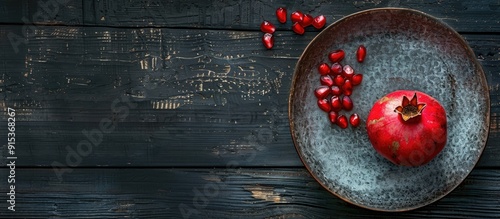 Succulent pomegranate with ...