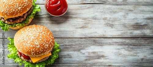 Delicious homemade burgers ...