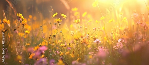 Morning light shining on th...