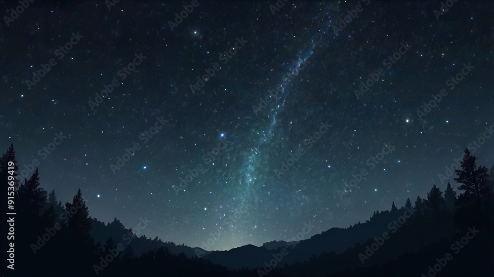 Stars Shining in the Dark Sky Stars Shining in the Dark Sky