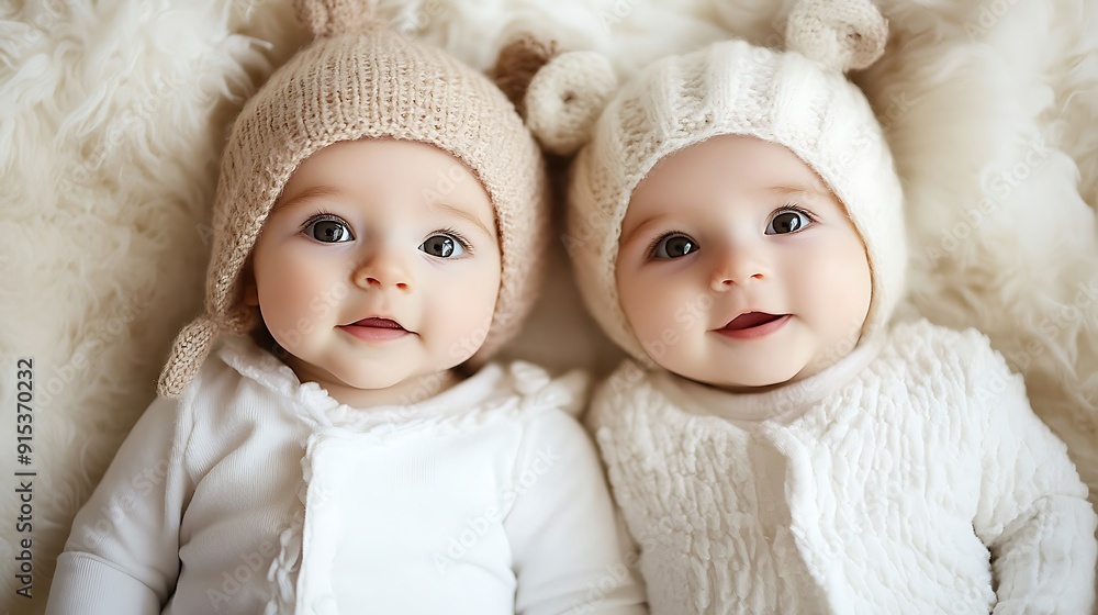 two twin babies at home smiling at home two twin babies at home smiling at home