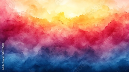 Set of images featuring watercolor backgrounds, perfect for artistic and abstract visuals, isolated on transparent background, Generative AI