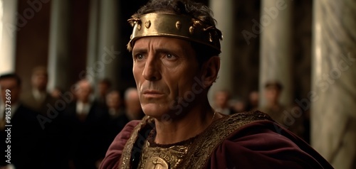 Julius Caesar in His Palace