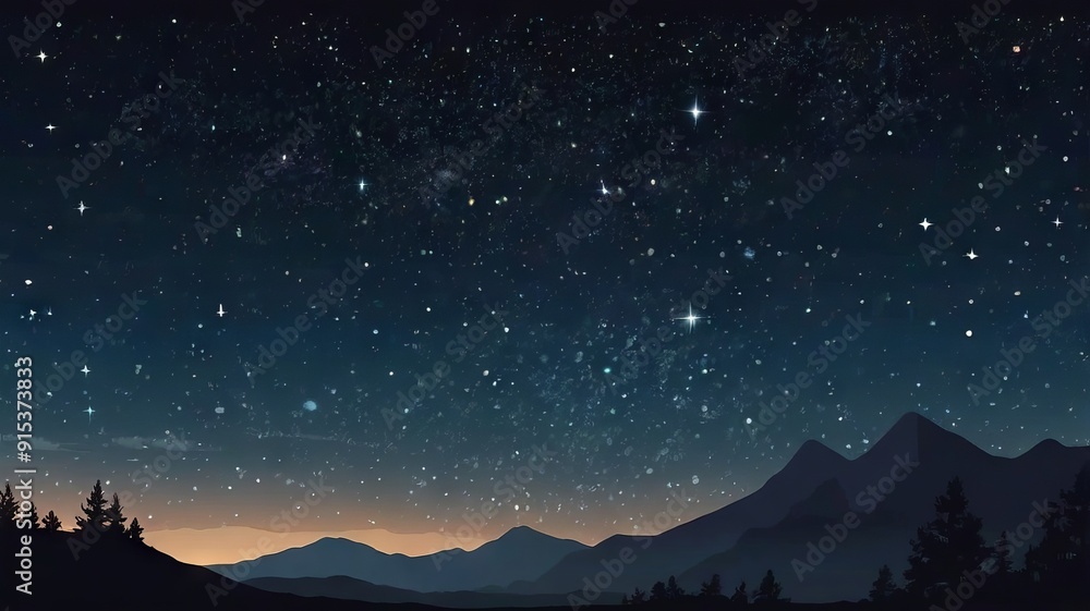 Stars Shining in the Dark Sky Stars Shining in the Dark Sky