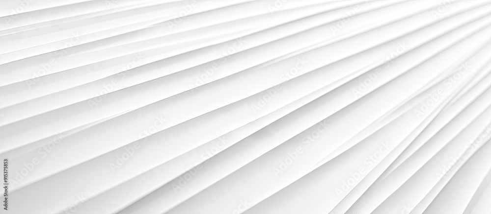 Obraz premium Embossed white paper featuring a parallel lines pattern High quality texture in very high resolution. with copy space image. Place for adding text or design