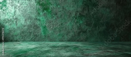 A black and green wall back...