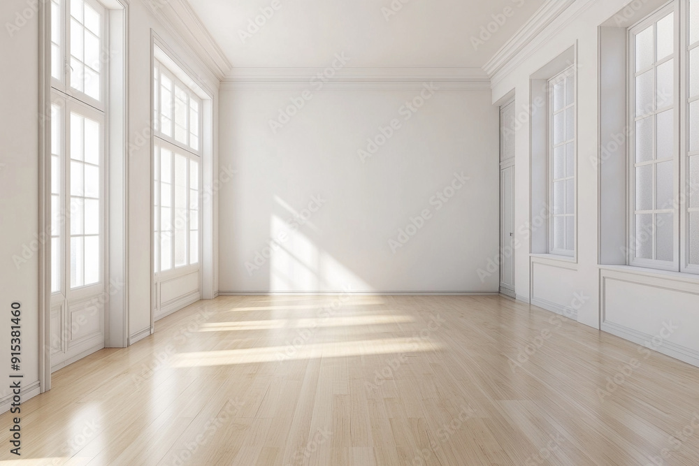 Bright living room interior with white empty wall Bright living room interior with white empty wall