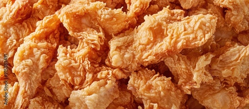 Close up view of shredded f...