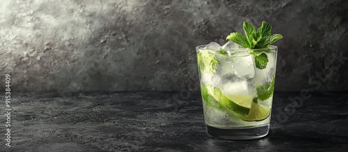 Mojito cocktail featuring l...