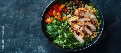 Healthy lunch bowl featurin...