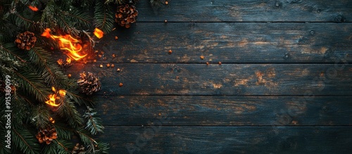 Toned photo on a wooden sur...