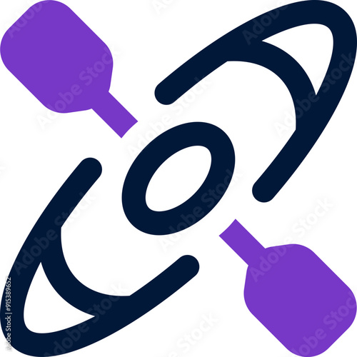 kayak icon. vector dual tone icon for your website, mobile, presentation, and logo design.