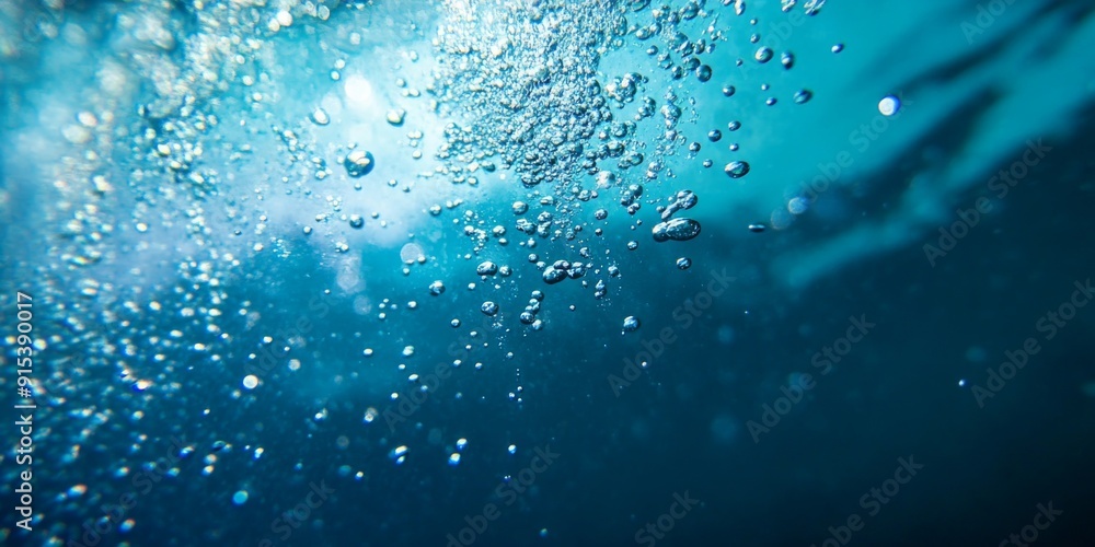 Undersea Tranquility: The Serene Vista of Bubbles Rising Through the Deep Blue Ocean, Capturing the Peace and Mystery of the Seabed World Undersea Tranquility: The Serene Vista of Bubbles Rising Through the Deep Blue Ocean, Capturing the Peace and Mystery of the Seabed World