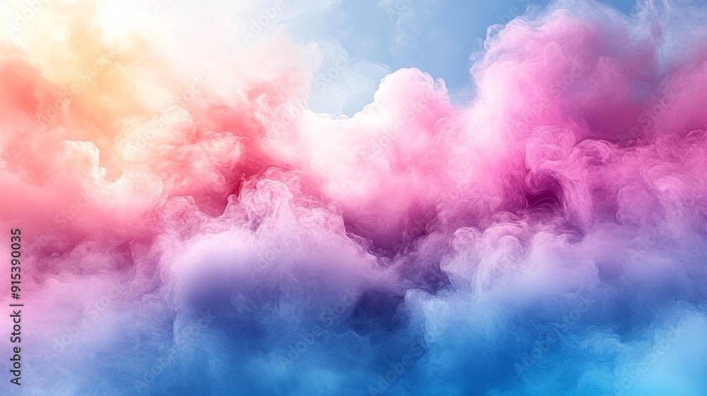 Various depictions of pink and blue watercolor backgrounds, showcasing serene and calming designs, isolated on transparent background, Generative AI Various depictions of pink and blue watercolor backgrounds, showcasing serene and calming designs, isolated on transparent background, Generative AI