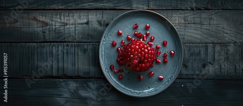 Succulent pomegranate with ...