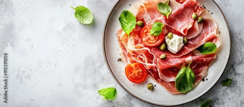 Slices of Prosciutto coppa ...