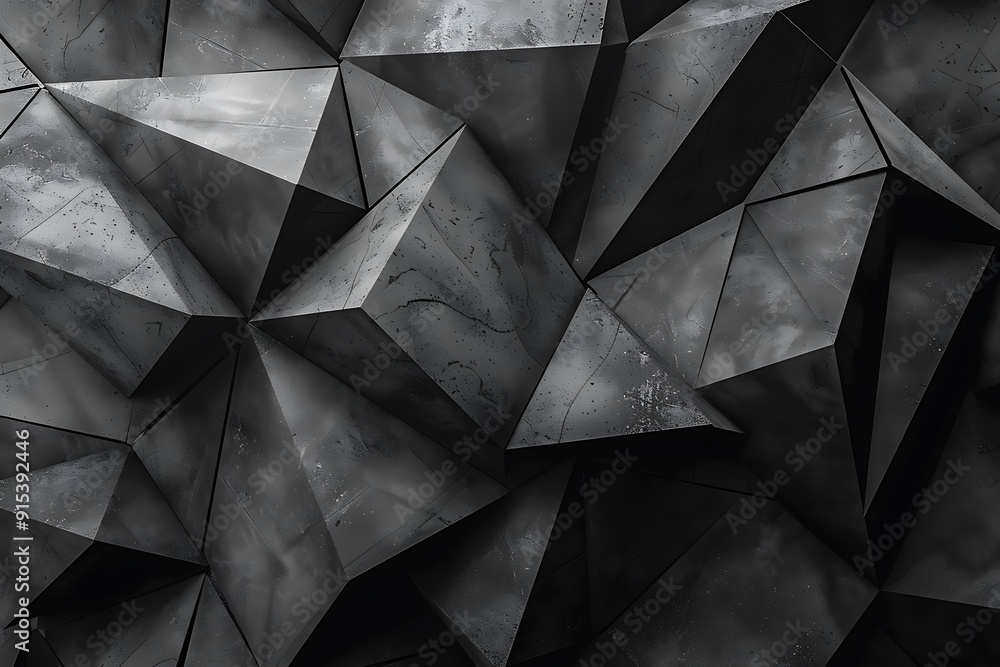 Abstract Geometric Black and White Background Abstract Geometric Black and White Background