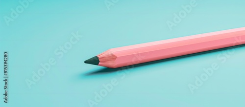 Pink pencil on a simple bab...