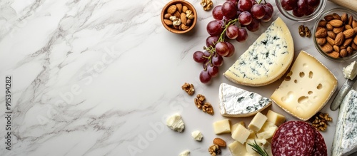 Variety of cheese assortmen...