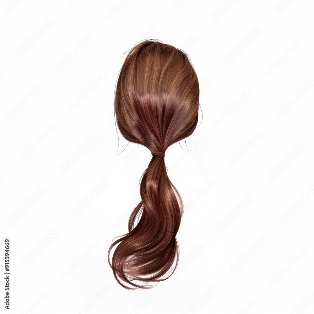 Elegant brown ponytail hairstyle Elegant brown ponytail hairstyle
