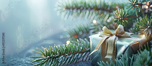 Christmas background featur...