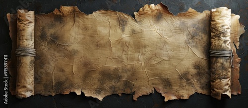 Old paper horizontal banner...