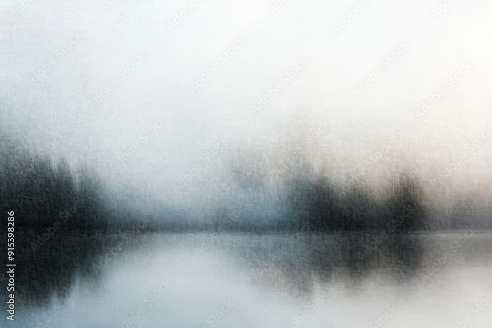 Fototapeta premium fog on the river