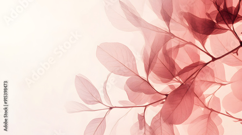 Wallpaper Mural Abstract pink floral background, with elements for spring wedding card design Torontodigital.ca