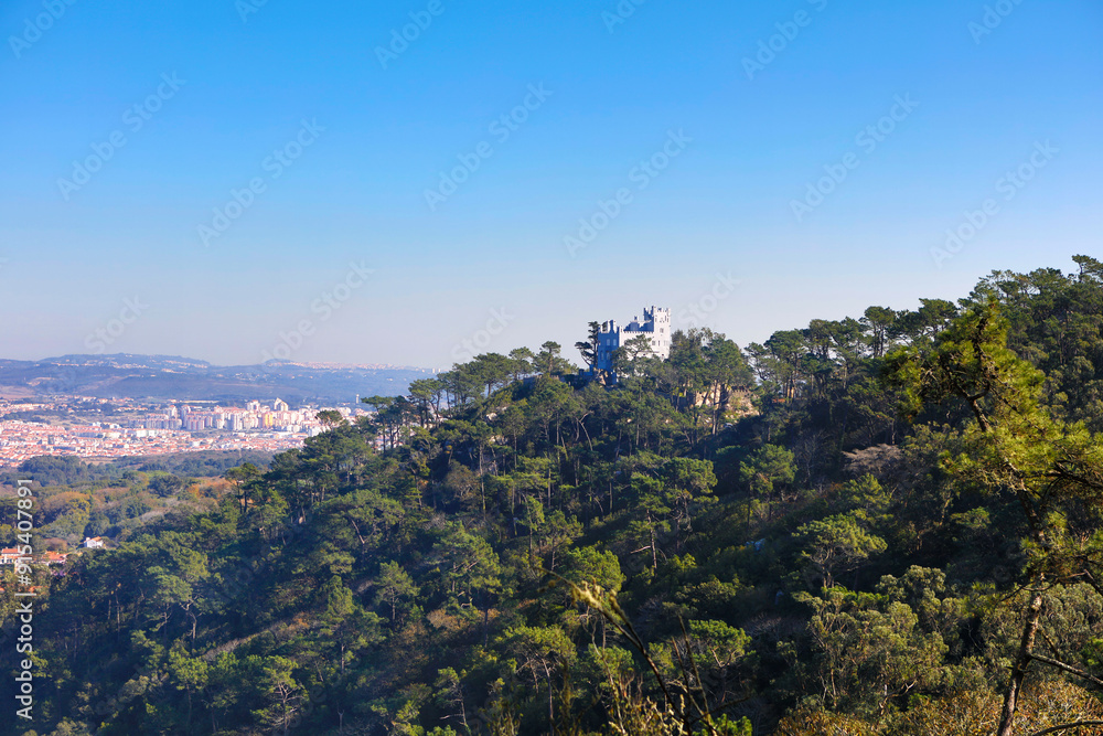 Fototapeta premium Portugal Sintra landscape on a sunny autumn day