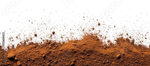 Coffee powder border for co...