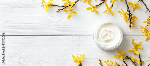 Jar of moisturizer cream wi...